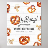 Oh Baby Pretzels & Pacifiers Baby Shower Welcome