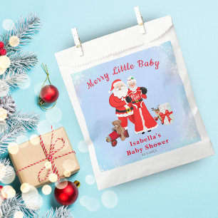 Oh Baby Santa & Mrs. Claus Baby Shower Favour Bag