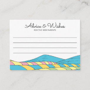 Oh, Baby, the Places You'll Go Advice Enclosure Card