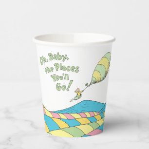 Oh, Baby, the Places You'll Go! Baby Shower Paper Cups