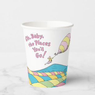 Oh, Baby, the Places You'll Go! Baby Shower Paper Paper Cups