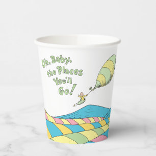 Oh, Baby, the Places You'll Go! Baby Shower Paper Paper Cups