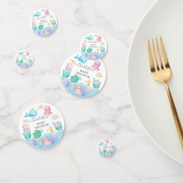 Oh Baby Under The Sea Baby Shower Confetti (Group)