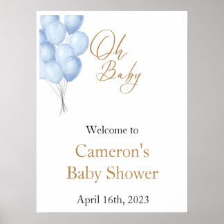 Oh Baby Welcome sign