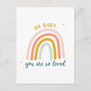 Oh Baby You Are So Loved Postcard