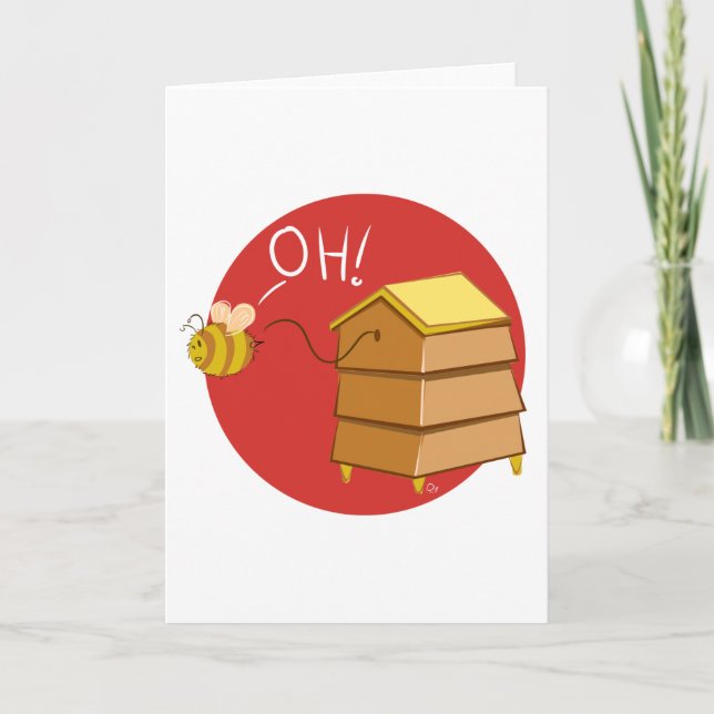 Oh! Beehive - Greeting Card (Front)