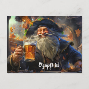 Oh! Beer Party in Munich. Grandpa. Postcard