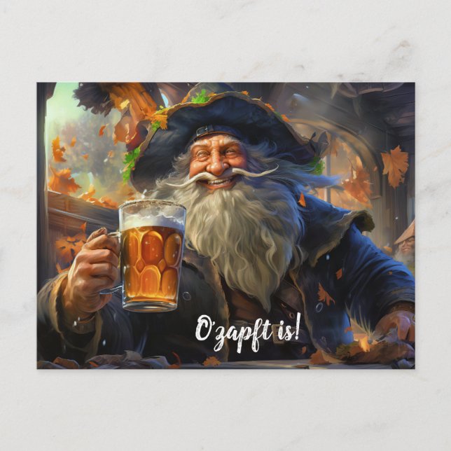 Oh! Beer Party in Munich. Grandpa. Postcard (Front)