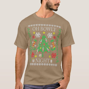 Oh Bowly Night Bowling Ugly Christmas Sweater Part
