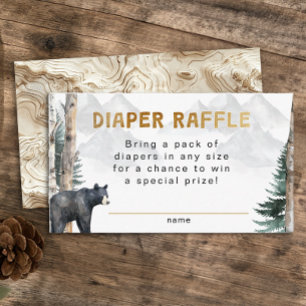 Oh Boy Adventure Begin Diaper Raffle Card