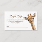 Oh Boy Baby Giraffe Diaper Raffle Baby Shower