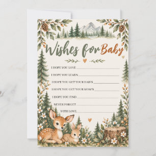 Oh Boy Baby Shower Adventure Woodland Mountain Invitation
