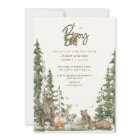Oh Boy Baby Shower Bearly Wait Woodland Animals