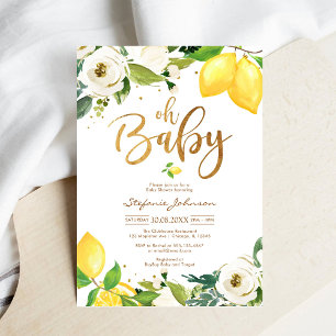 Oh Boy Baby Shower Invitation