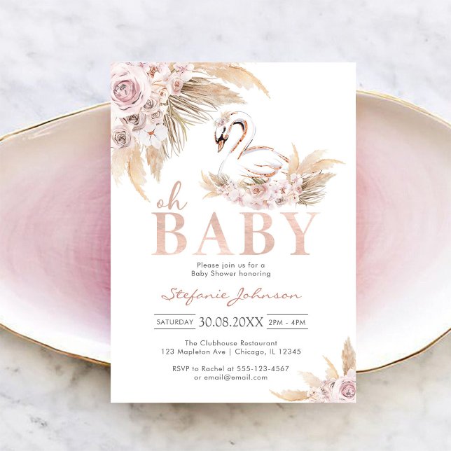 Oh Boy Baby Shower Invitation (Creator Uploaded)