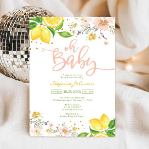 Oh Boy Baby Shower Invitation