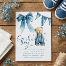 Oh Boy | Blue Jean Baby Denim Baby Shower