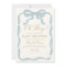 Oh boy Blue Ribbon Cute Elegant Baby Shower 