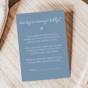 Oh Boy Boho Minimalist Baby Shower How Big is Game