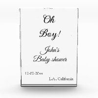 oh boy girl baby shower add name date year venue e