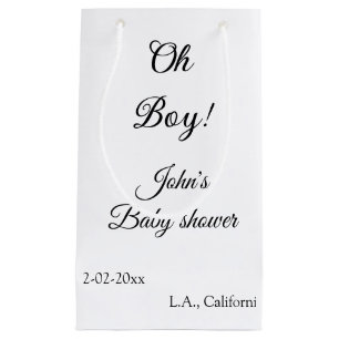 oh boy girl baby shower add name date year venue e small gift bag