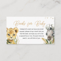 Oh Boy Greenery Safari Baby Shower Books for Baby