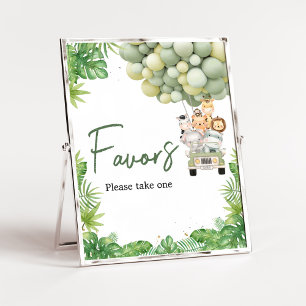Oh Boy Jungle Safari Baby Shower Favours Poster