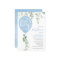 Oh boy modern eucalyptus blue balloons baby shower