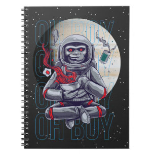 oh boy monkey notebook