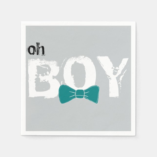 Oh Boy Napkins (Front)
