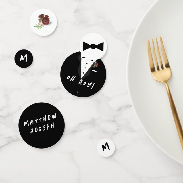 Oh Boy! Tuxedo  Confetti (Group)