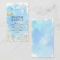 Oh Boy Under the Sea Baby Shower Diaper Raffle