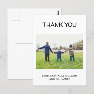 OH BROTHER! THERE'S ANOTHER?! Baby Photo Birth  Postcard