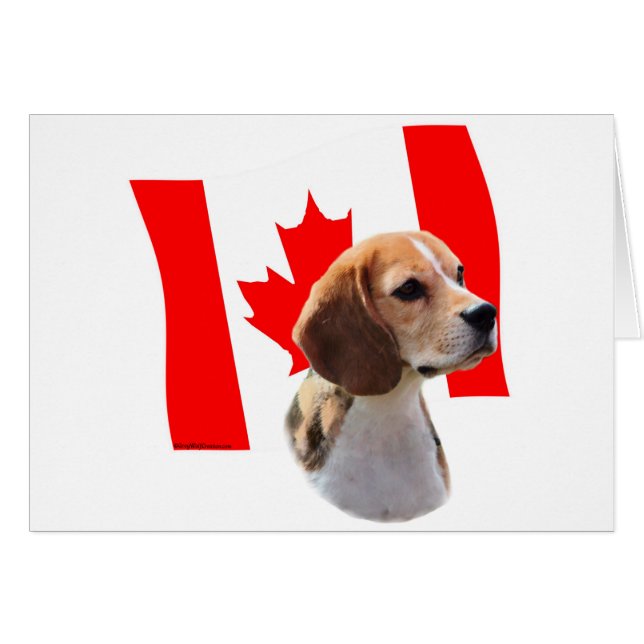 Oh Canada....and Beagles. (Front Horizontal)