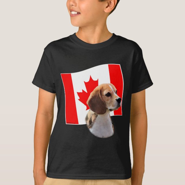 Oh Canada....and Beagles. T-Shirt (Front)