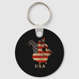 Oh Canada! Canada And Usa Map - Annexe America’s 5 Key Ring