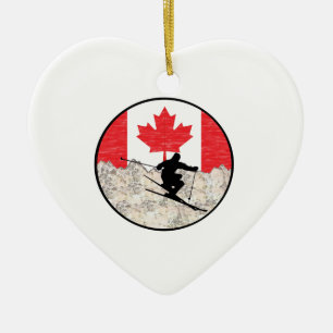 Oh Canada Ceramic Tree Decoration