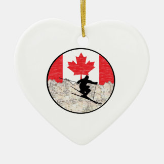 Oh Canada Ceramic Tree Decoration