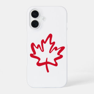 Oh Canada! Day Big Red Canadian Maple Leaf iPhone 16 Case