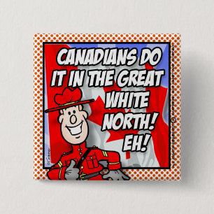Oh Canada EH! 15 Cm Square Badge