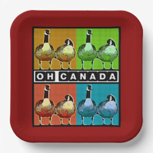 Oh Canada - Paper Plate