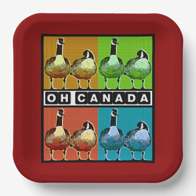 Oh Canada - Paper Plate (Front)