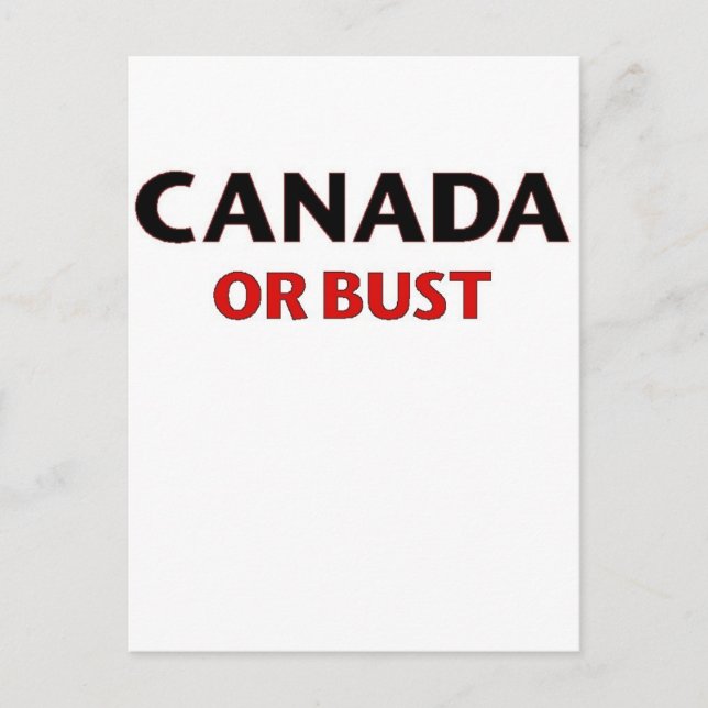 Oh Canada Postcard (Front)