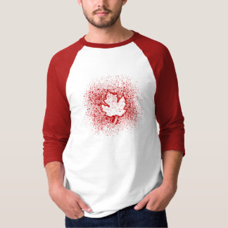 Oh, Canada! Red Graffiti Leaf T-Shirt