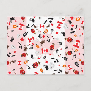 Oh Canada- what Canada is famous for Postcard