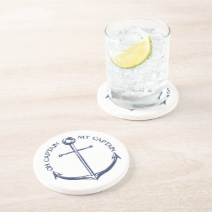 Oh Captain My Captain Coaster