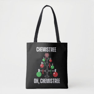 Oh Chemist Tree Chemistree Pun Science Tote Bag