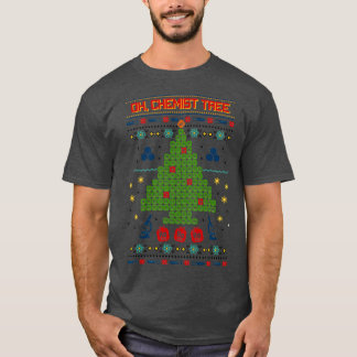 Oh Chemist Tree Ugly Christmas Sweatshirt T-Shirt
