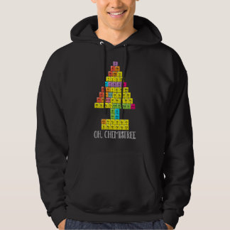 Oh Chemistree Christmas Chemistry Science Periodic Hoodie