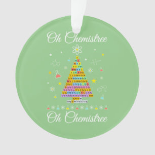 Oh Chemistree Colorful Periodic Table Elements Che Ornament